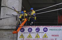Prácticas de rescate de la Brigada Rotatoria en Ciudad de México