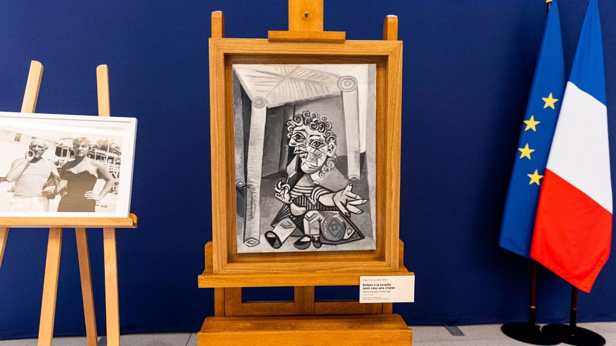 یکی از آثار پابلو پیکاسو که به فرانسه اهداء شد