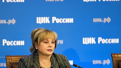 Ella Pamfilova, az orosz Központi Választási Bizottság elnöke 