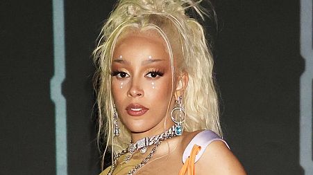 Doja Cat album release party at Goya Studios sound stage in Hollywood, 24 June 2021