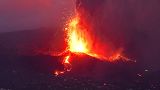 Lava from a volcano eruption flows on the island of La Palma in the Canaries, Spain, Tuesday, Sept. 21, 2021