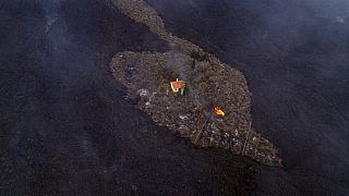 La lava ralentiza su marcha hacia el mar mientras la Palma ayuda sin descanso a los afectados