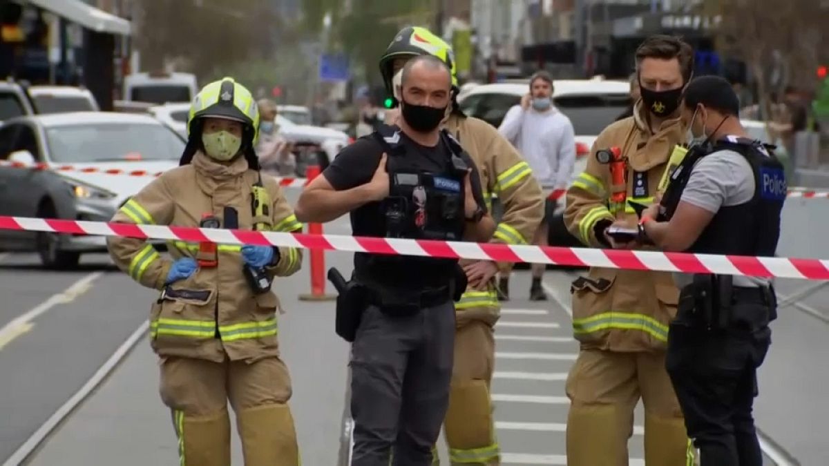 Einsatz der Rettungskräfte in Melbourne nach dem Erdbeben in Australien