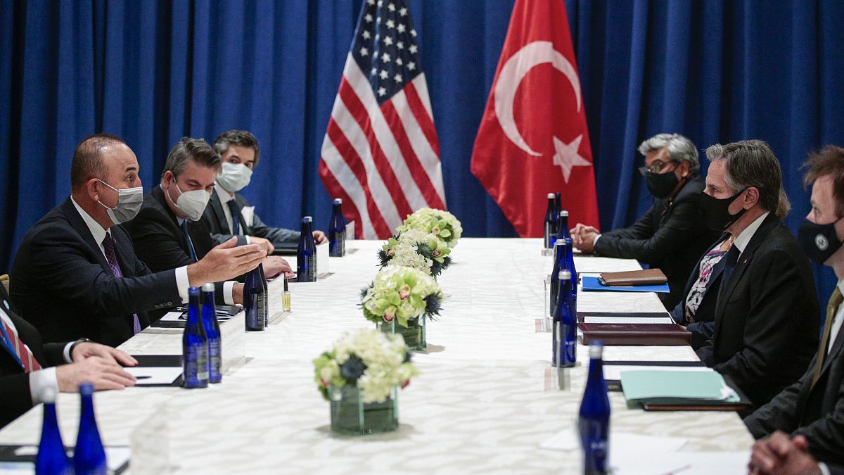 Dışişleri Bakanı Mevlüt Çavuşoğlu ABD'li mevkidaşı Antony Blinken'la görüştü