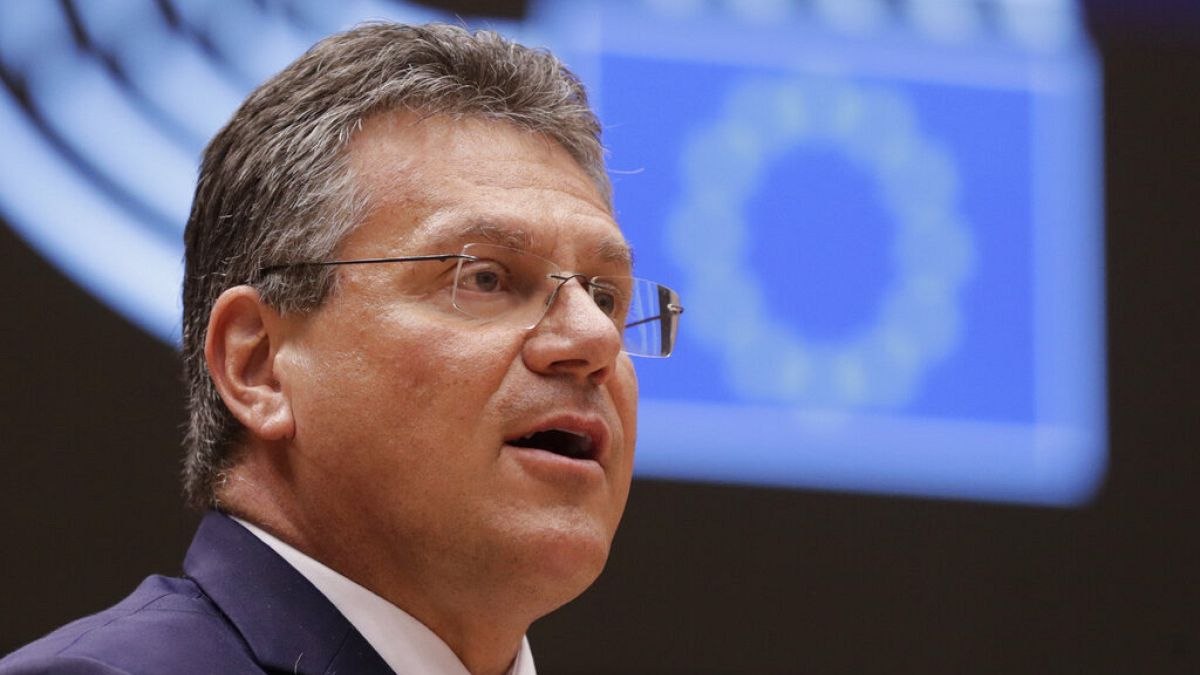 European Commissioner for Inter-institutional Relations and Foresight Maros Sefcovic 