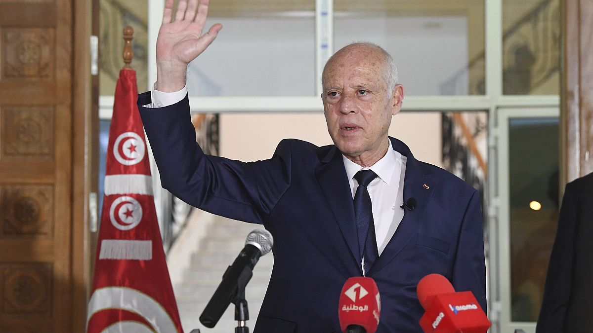 الرئيس التونسي قيس سعيّد.