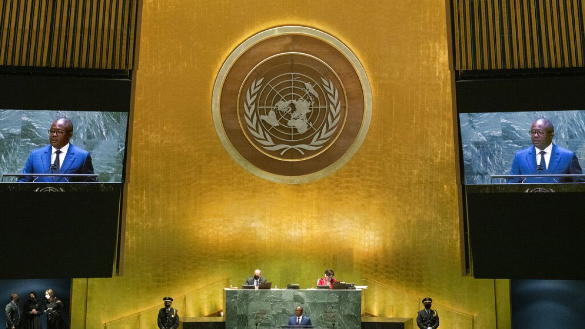 Umaro Sissoco Embaló na 76.ª Assembleia Geral da ONU
