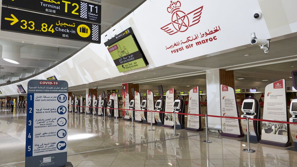 Aéroport de Casablanca, Maroc, archives, juillet 2021