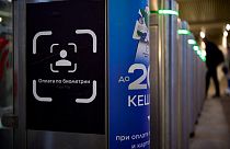 Système de paiement par reconnaissance faciale à la station de métro moscovite Turgenevskaya, 23 septembre 2021