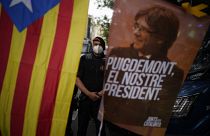 Solidaritätsbekundung für Puigdemont in Barcelona