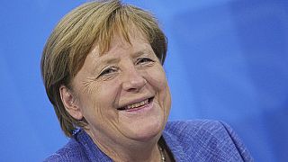 La chancelière allemande Angela Merkel - Berlin (Allemagne), le 10/06/2021