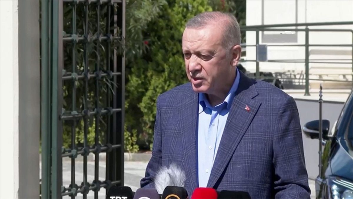 Türkiye Cumhurbaşkanı Recep Tayyip Erdoğan.