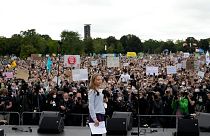 Greta Thunberg lidera manifestação em Berlim