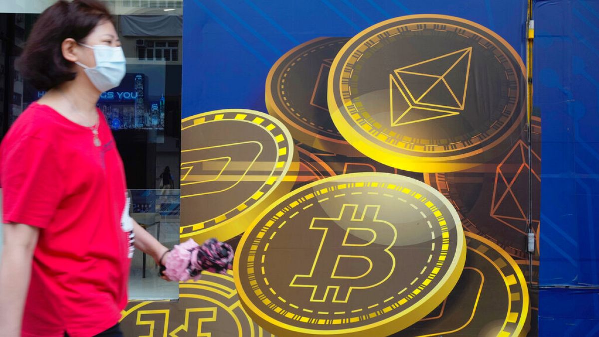 Bitcoin-reklám Hogkongban