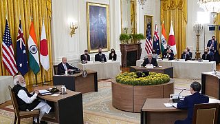Wary of China, leaders of India, Australia, Japan and the US meet