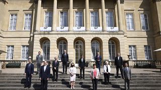وزراء المالية من دول مجموعة السبع يجتمعون في لانكستر هاوس في لندن، بريطانيا