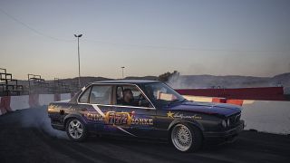 Car spinning motor sport resumes in South Africa