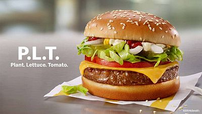 The new McPlant burger.