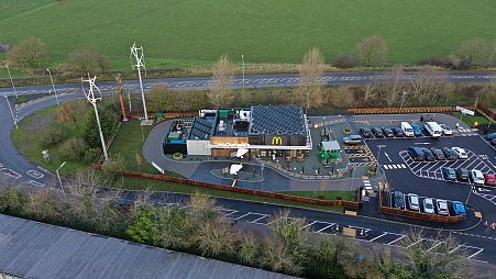 McDonald's first net zero carbon restaurant has landed in Market Drayton, UK.
