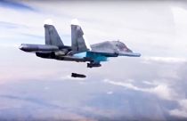 Suriye'de hava saldırısı düzenleyen Rus savaş uçağı (arşiv) 