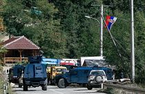 Kosova'daki sınır kapısı