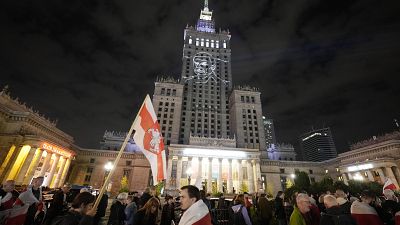Акция в поддержку Анджея Почобута в Варшаве