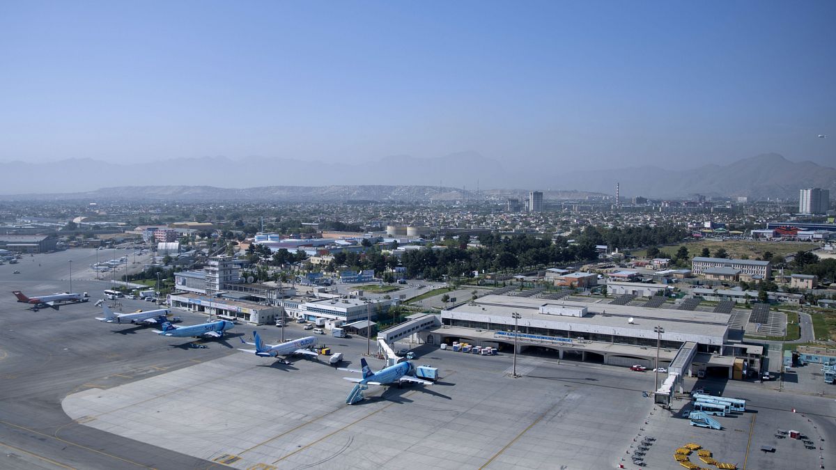 Kabil Uluslararası Havaalanı'nın havadan görüntüsü (arşiv) 