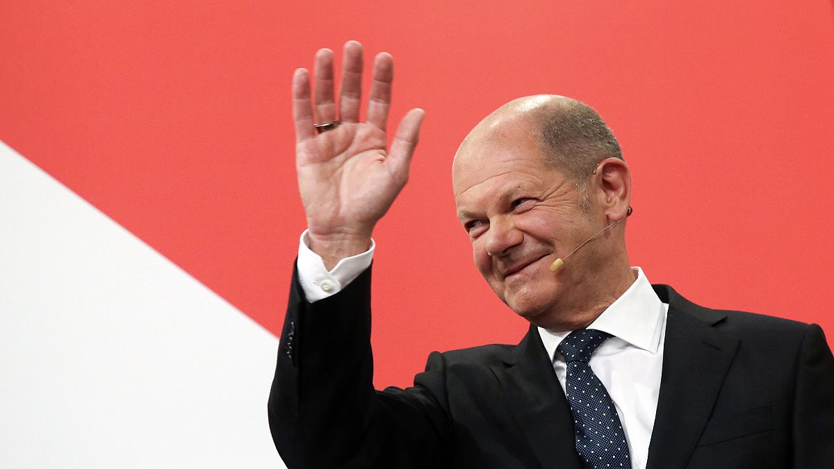 Sosyal Demokrat Parti'nin (SPD) Şansölye adayı Olaf Scholz