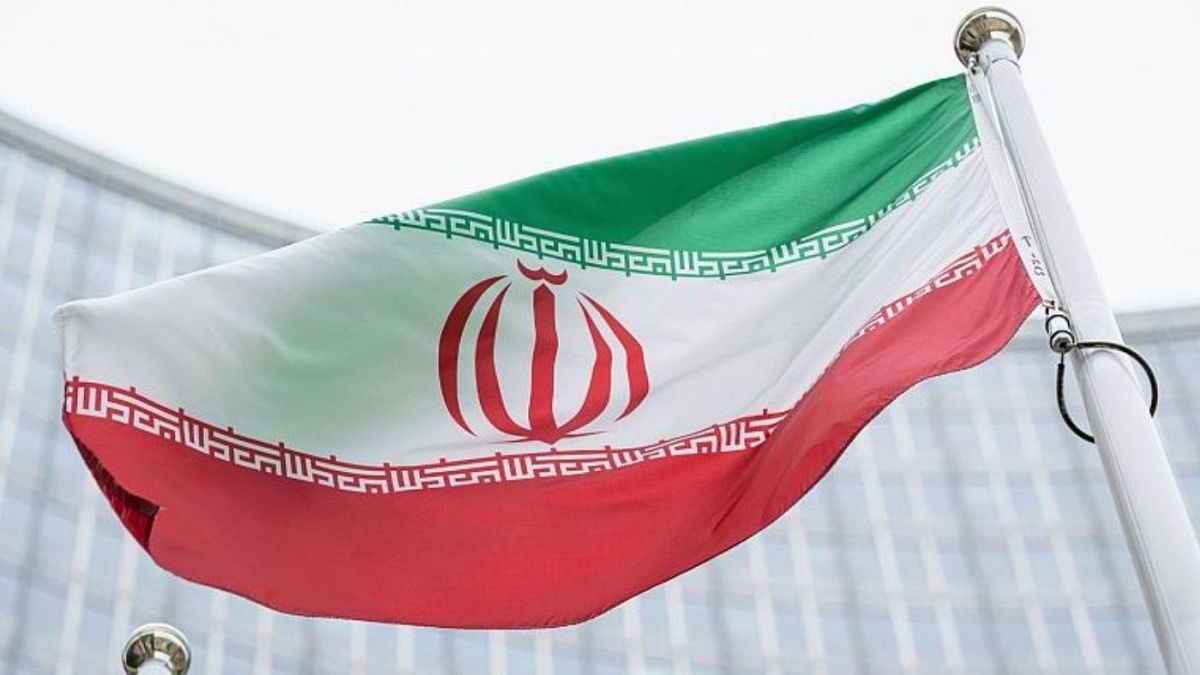 پرچم ایران در مقر آژانس بین‌المللی انرژی اتمی