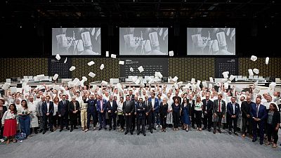 Contestants and Judges at the Bocuse D'Or in Lyon