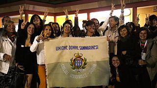 Las mujeres celebran el 'sí' al aborto en San Marino