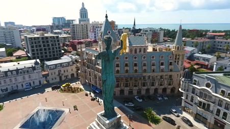 Batumi, the capital of the Autonomous Republic of Ajara, Georgia