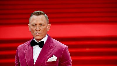 Daniel Craig attending his last world premiere as James Bond tonight in London, UK