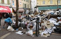 Lixo amontoa-se em Marselha desde sexta-feira