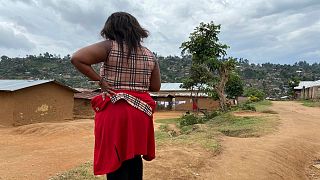 زنی در کنگو