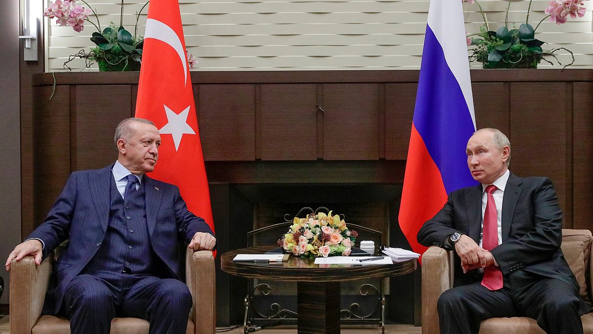 بوتين يستقبل إردوغان في سوتشي لبحث الوضع في سوريا وليبيا وتكثيف التعاون في مجال الغاز