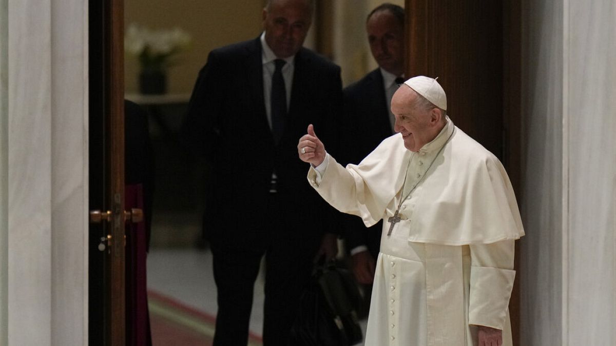 Le Pape François au Vatican le 29 septembre 2021