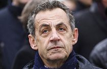 El expresidente francés Nicolas Sarkozy,  París, Francia, noviembre de 2019