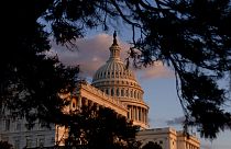 The US Capitol at sunset in Washington, United States, Thursday, Sept. 30, 2021.