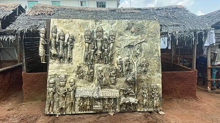 The Bronze plaque created in exchange for looted Nigerian art from the British Museum