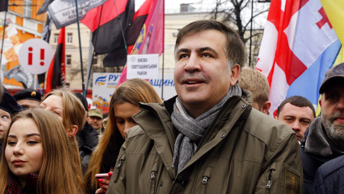 L'ex presidente Saakashvili in una foto del 2013