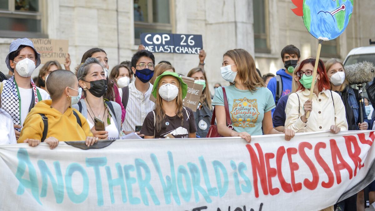 La pre-COP26 de Milán se convierte en un aviso de los activistas a los políticos de cara a Glasgow