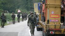 Солдаты НАТО на границе