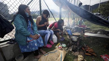 Gewalt in Kolumbien: Indigene fliehen in die Hauptstadt