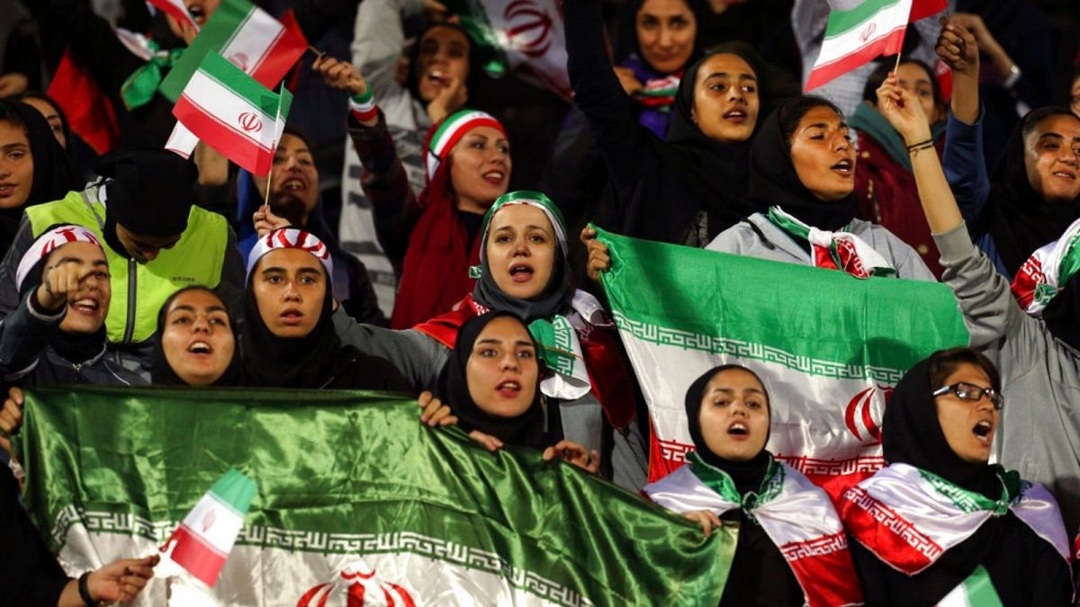 Female Iranian spectators