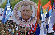 Tüntettek a szerbek Bosznia-Hercegovinában