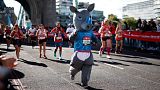 "Good to be back" - Ohne Masken und Abstand beim London-Marathon