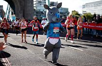 "Good to be back" - Ohne Masken und Abstand beim London-Marathon