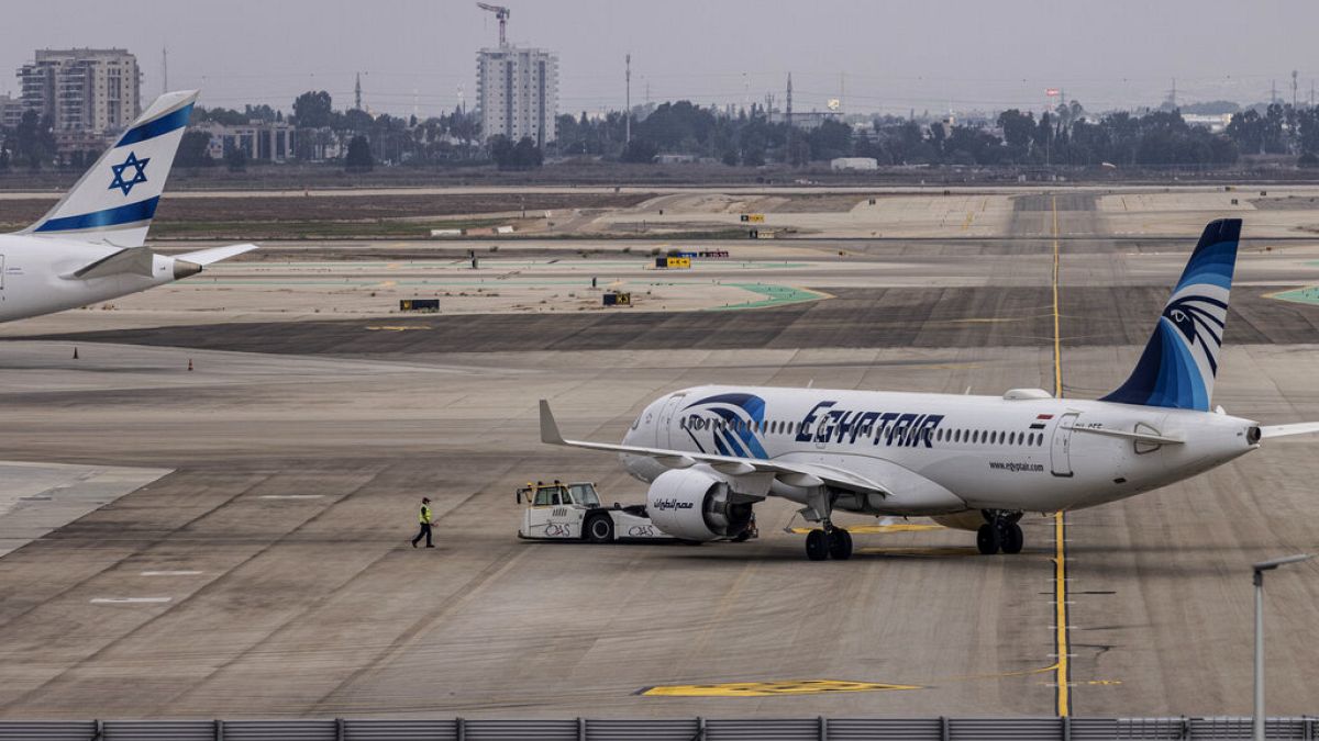 Mısır Hava Yolları, 1979'daki barış anlaşmasından bu yana İsrail'e ilk uçuşunu gerçekleştirdi