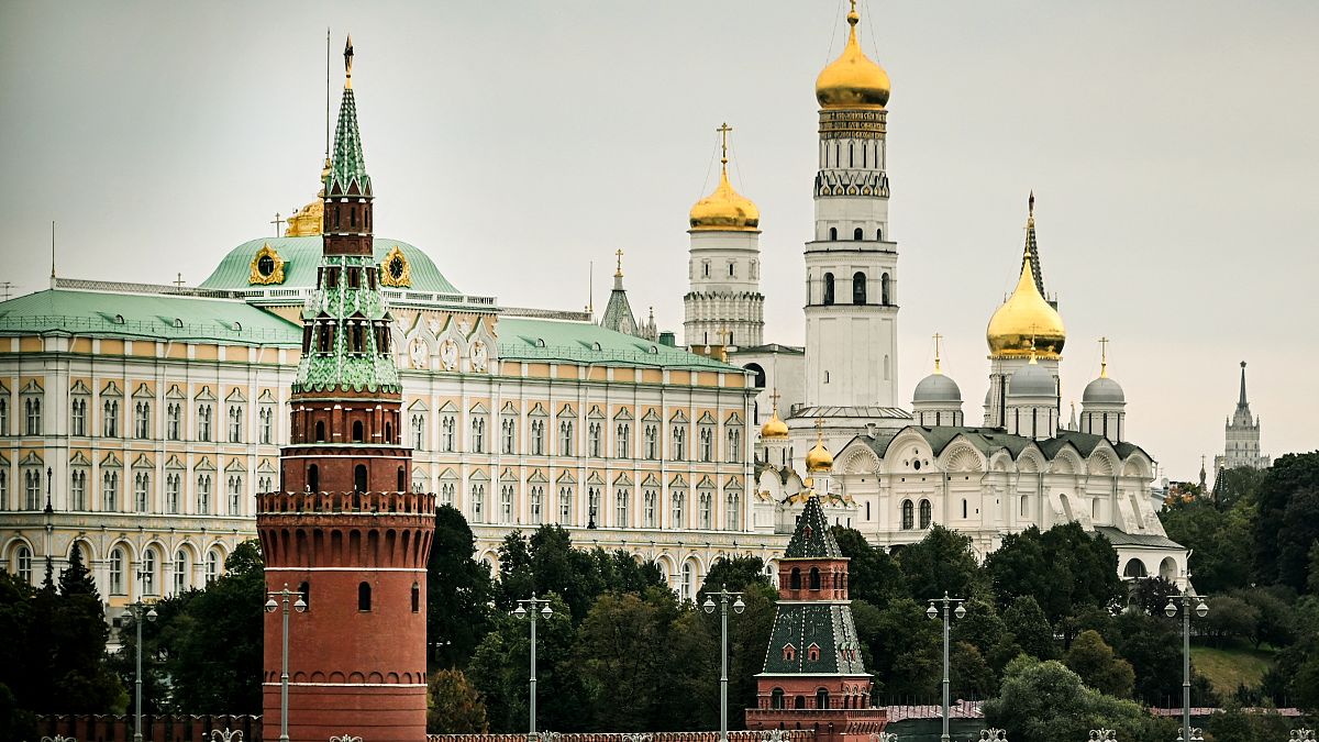 مبنى الكرملين في موسكو.
